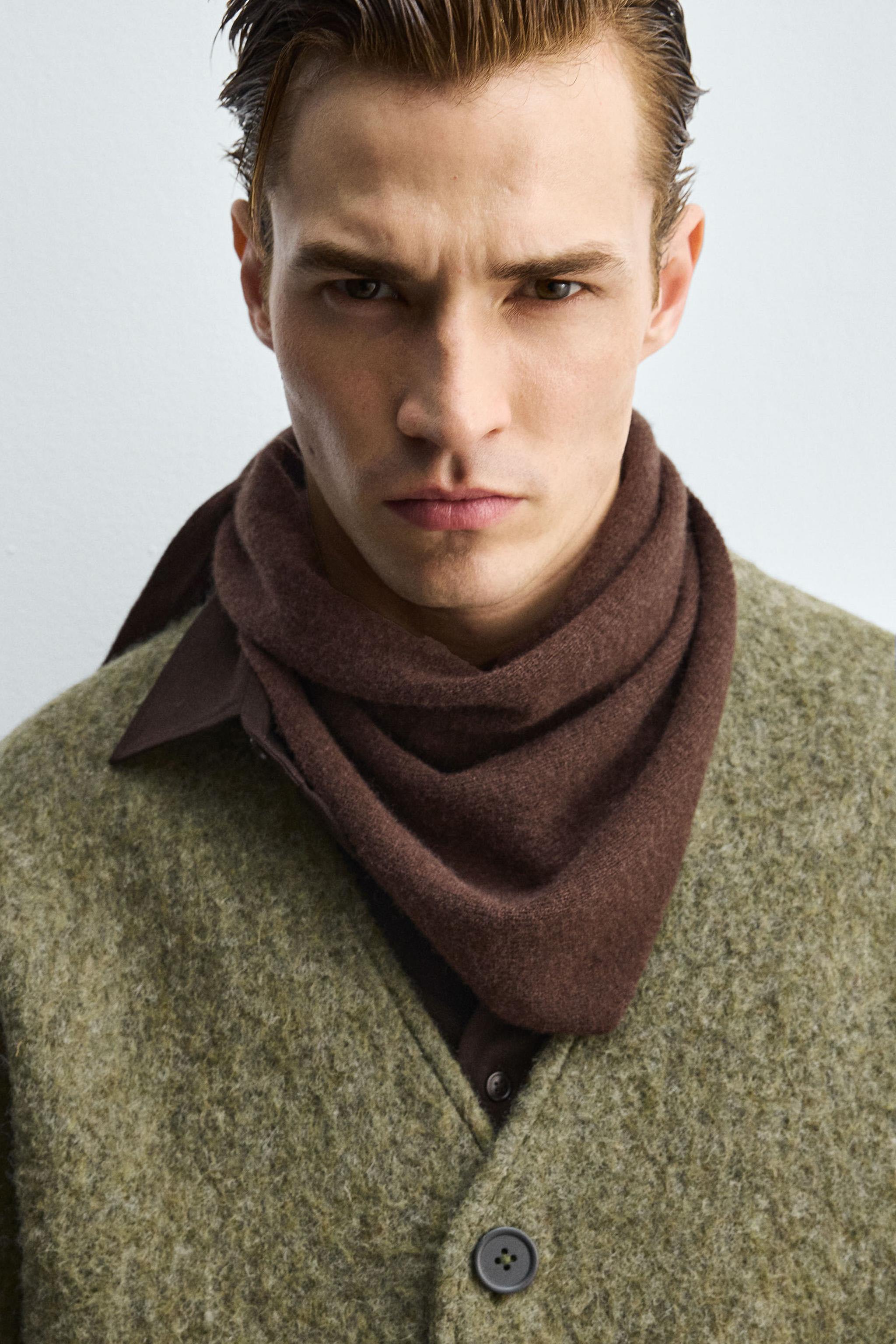 RELAXED FIT TEXTURED CARDIGAN